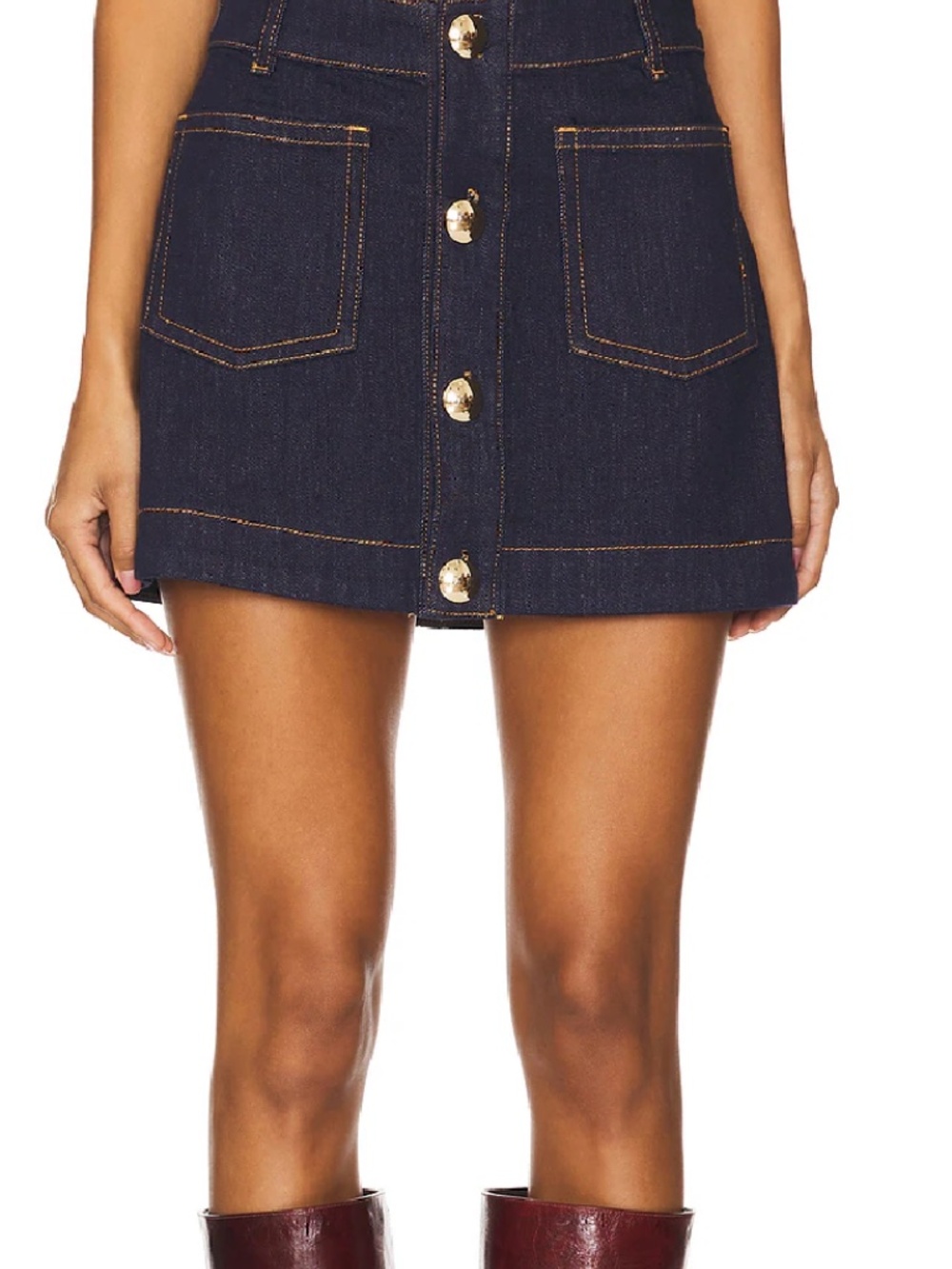 Bardot Lorenzo Denim Mini Skirt small/4